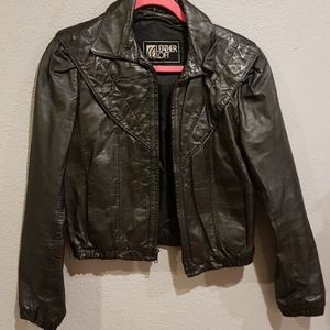 Leather jacket